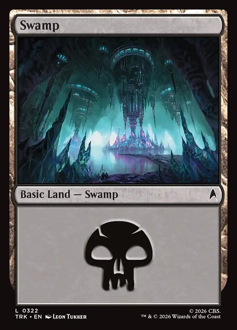 Swamp - Star Trek MTG spoiler