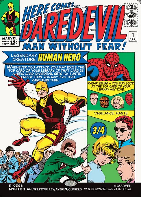 Daredevil, Man Without Fear - Marvel Super Heroes MTG spoiler