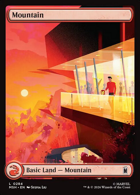 Mountain - Marvel Super Heroes MTG spoiler
