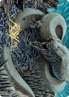 Koma, Cosmos Serpent Art Card (80/81) (Gold-Stamped Signature)