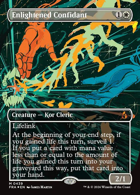 Enlightened Confidant - Reality Fracture MTG spoiler