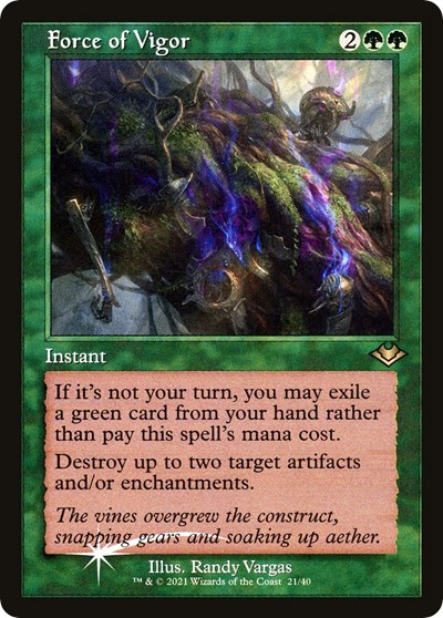 Force of Vigor (Retro Frame)