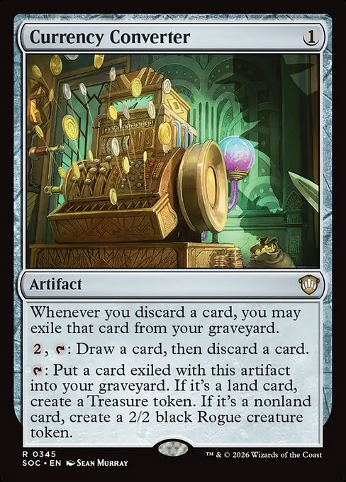 Currency Converter - Secrets of Strixhaven Commander MTG spoiler