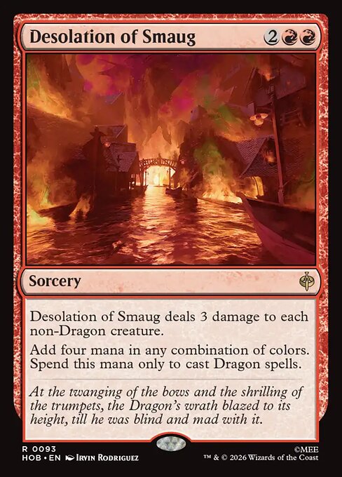 Desolation of Smaug - The Hobbit MTG spoiler