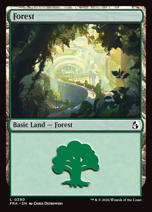 Forest - Reality Fracture MTG spoiler