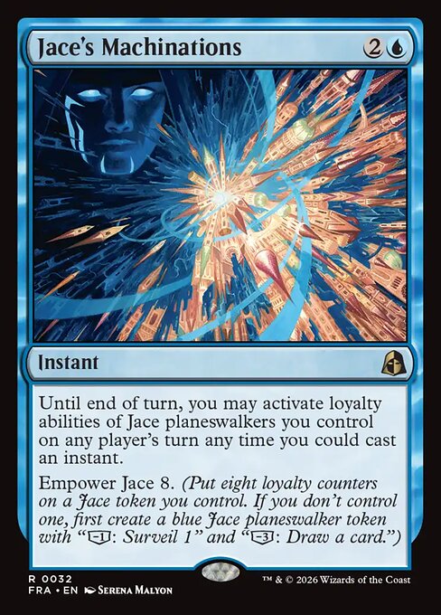 Jace's Machinations - Reality Fracture MTG spoiler