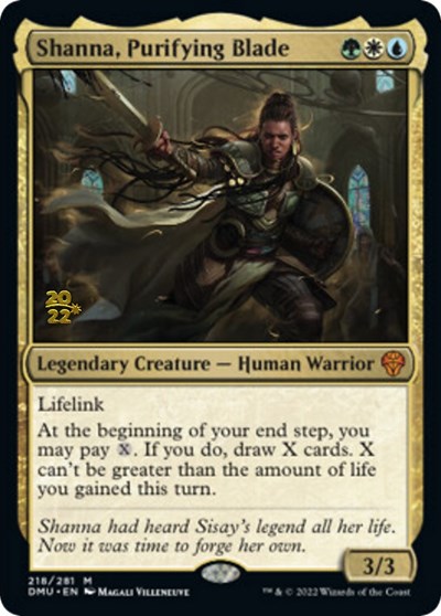 Shanna, Purifying Blade
