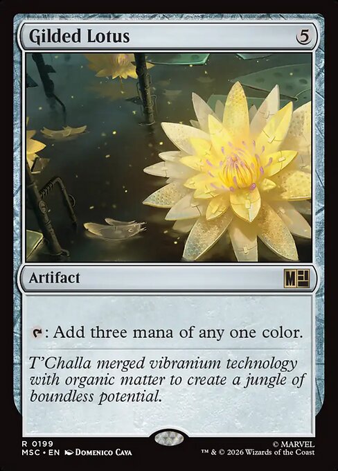 Gilded Lotus - Marvel Super Heroes Commander MTG spoiler