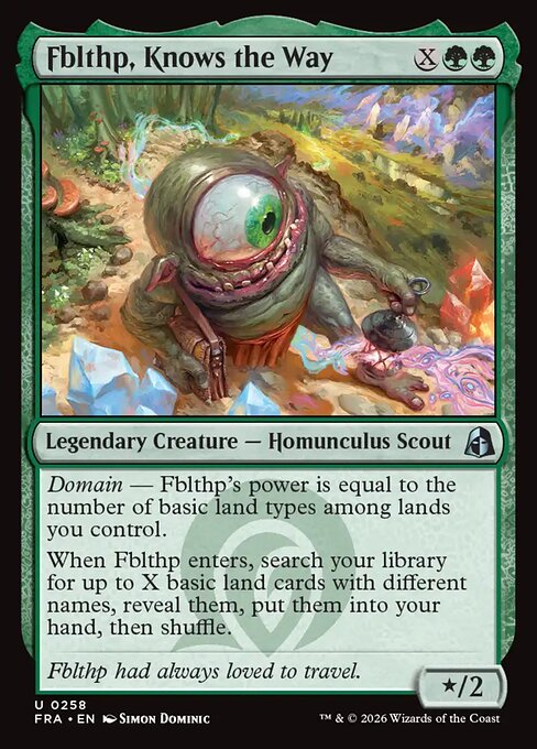 Fblthp, Knows the Way - Reality Fracture MTG spoiler
