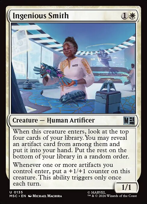 Ingenious Smith - Marvel Super Heroes Commander MTG spoiler