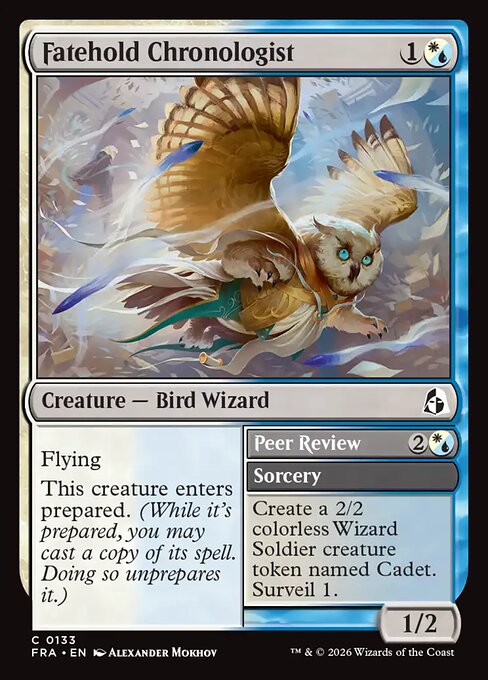 Fatehold Chronologist // Peer Review - Reality Fracture MTG spoiler