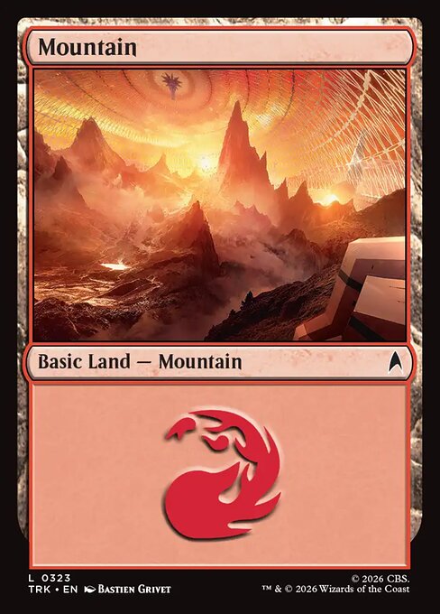 Mountain - Star Trek MTG spoiler
