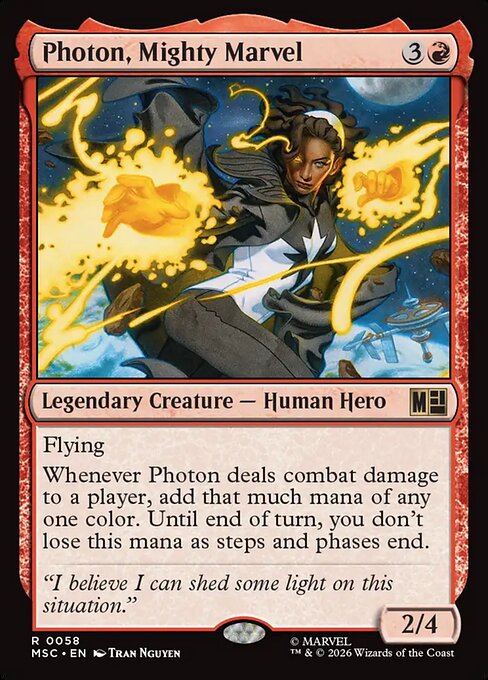Photon, Mighty Marvel - Marvel Super Heroes Commander MTG spoiler