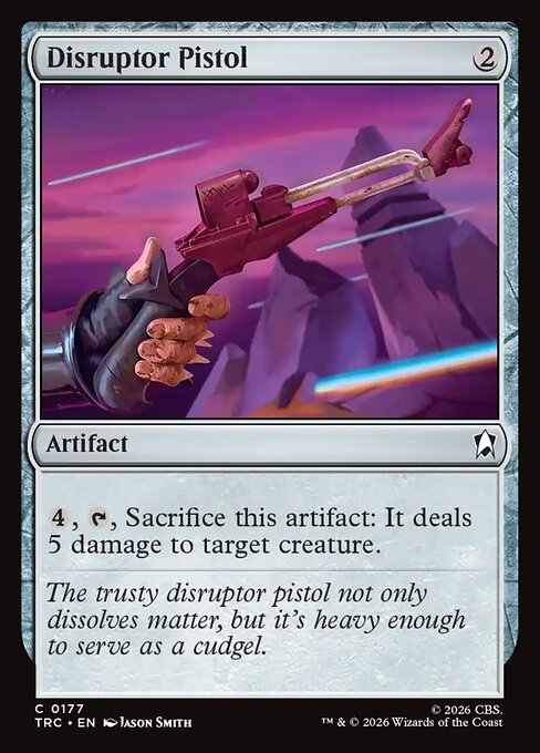 Disruptor Pistol - Star Trek Commander MTG spoiler