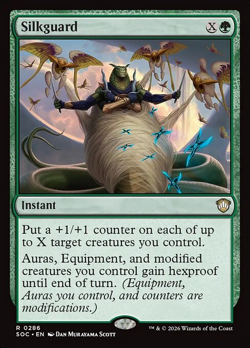 Silkguard - Secrets of Strixhaven Commander MTG spoiler