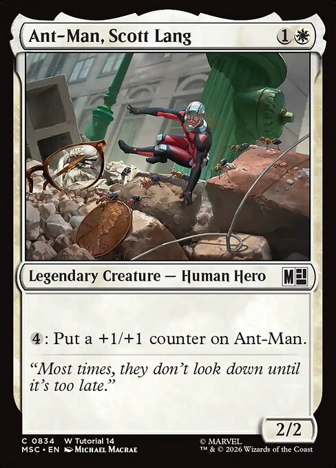Ant-Man, Scott Lang - Marvel Super Heroes Commander MTG spoiler