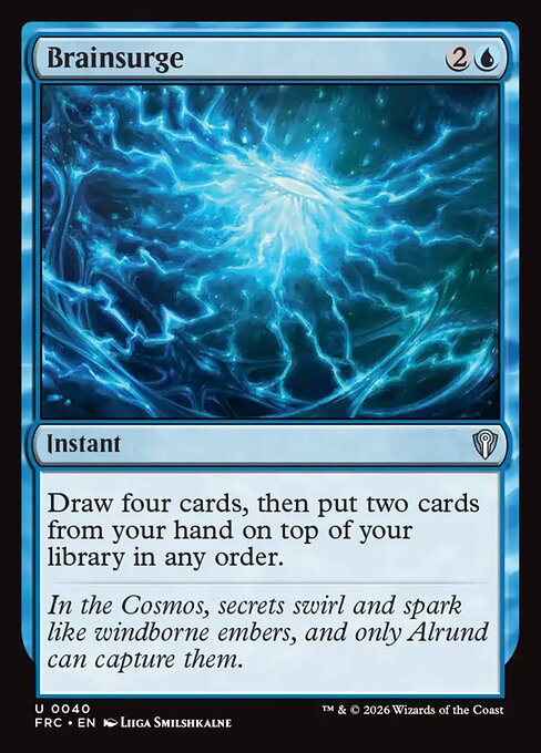 Brainsurge - Reality Fracture Commander MTG spoiler