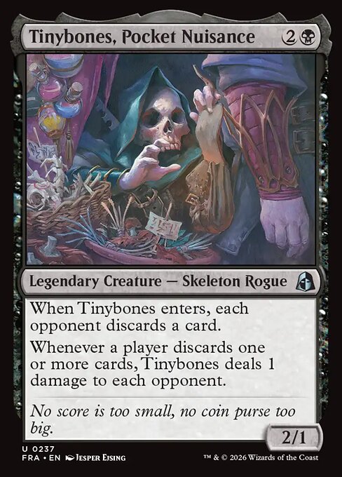 Tinybones, Pocket Nuisance - Reality Fracture MTG spoiler