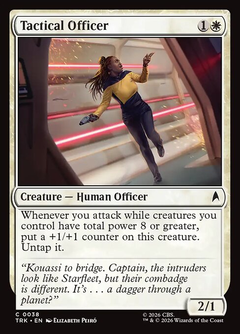 Tactical Officer - Star Trek MTG spoiler