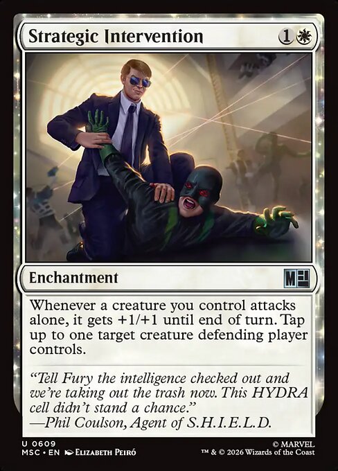 Strategic Intervention - Marvel Super Heroes Commander MTG spoiler