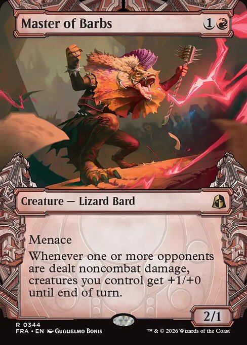 Master of Barbs - Reality Fracture MTG spoiler