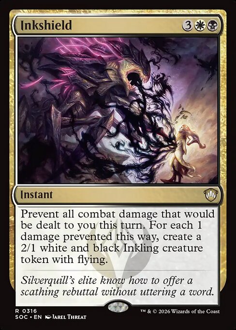 Inkshield - Secrets of Strixhaven Commander MTG spoiler
