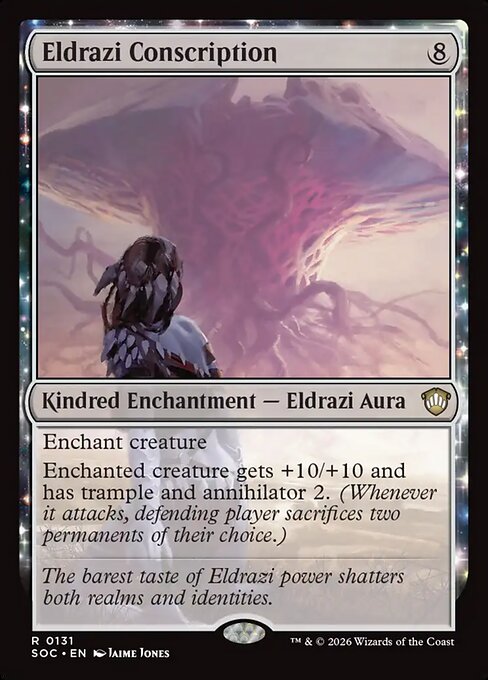 Eldrazi Conscription - Secrets of Strixhaven Commander MTG spoiler