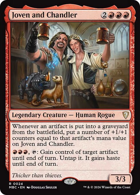 Joven and Chandler - Mystery Booster: Commander Edition MTG spoiler