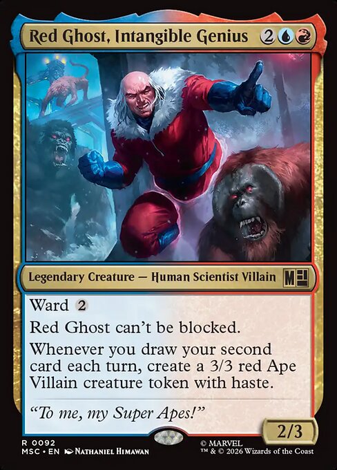 Red Ghost, Intangible Genius - Marvel Super Heroes Commander MTG spoiler