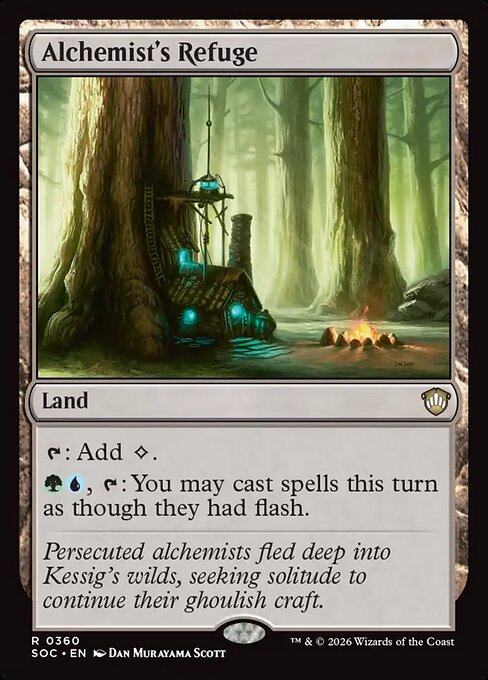 Alchemist's Refuge - Secrets of Strixhaven Commander MTG spoiler