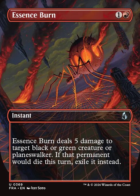 Essence Burn - Reality Fracture MTG spoiler