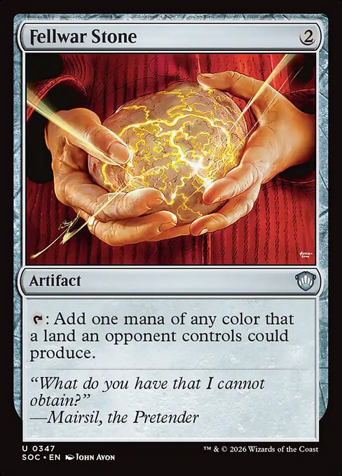 Fellwar Stone - Secrets of Strixhaven Commander MTG spoiler