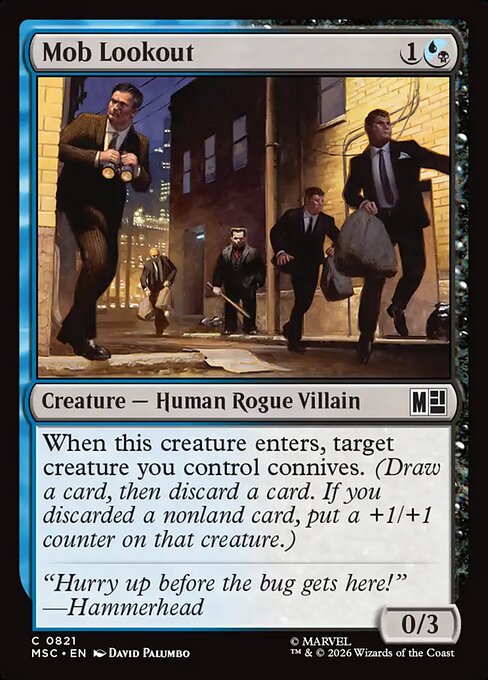 Mob Lookout - Marvel Super Heroes Commander MTG spoiler