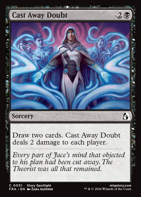 Cast Away Doubt - Reality Fracture MTG spoiler