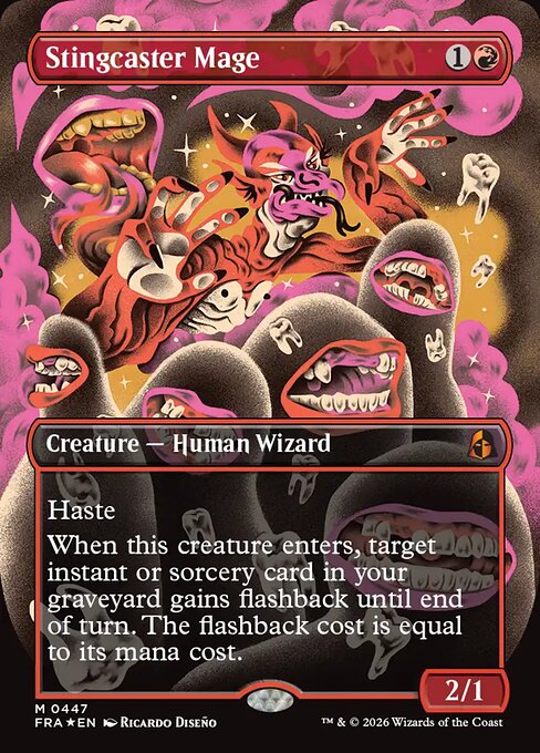 Stingcaster Mage - Reality Fracture Commander MTG spoiler