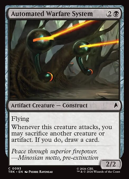 Automated Warfare System - Star Trek MTG spoiler