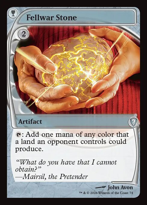 Fellwar Stone - Mystery Booster: Commander Edition MTG spoiler