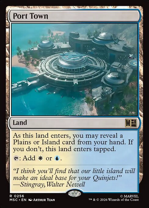 Port Town - Marvel Super Heroes Commander MTG spoiler