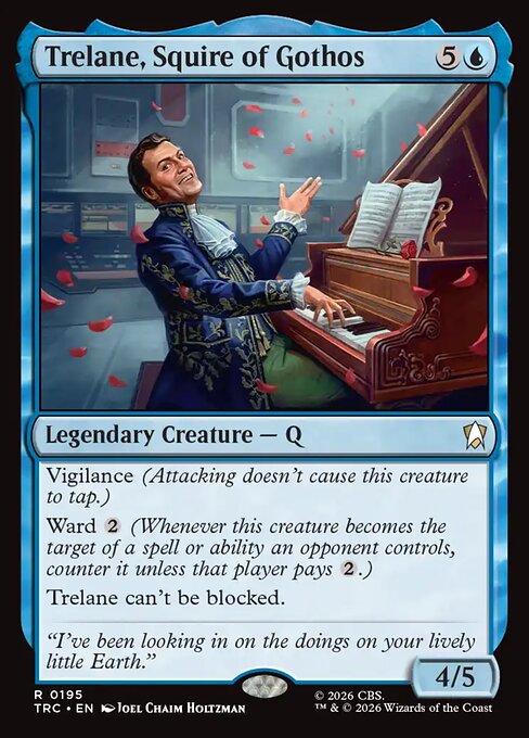 Trelane, Squire of Gothos - Star Trek Commander MTG spoiler