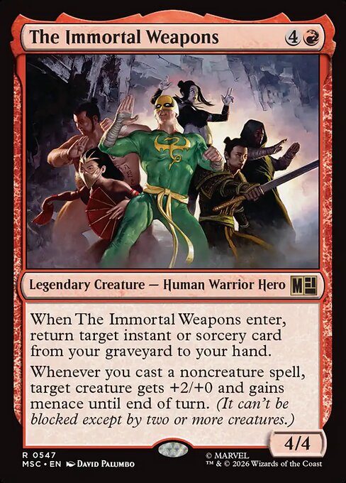 The Immortal Weapons - Marvel Super Heroes Commander MTG spoiler