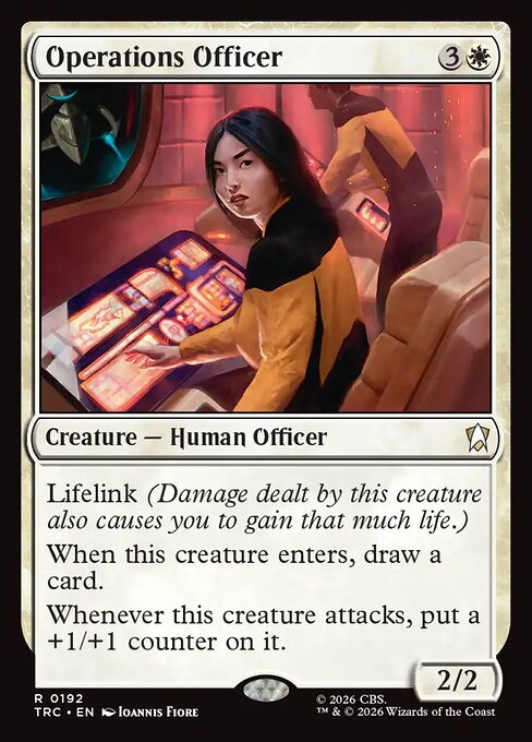 Operations Officer - Star Trek Commander MTG spoiler