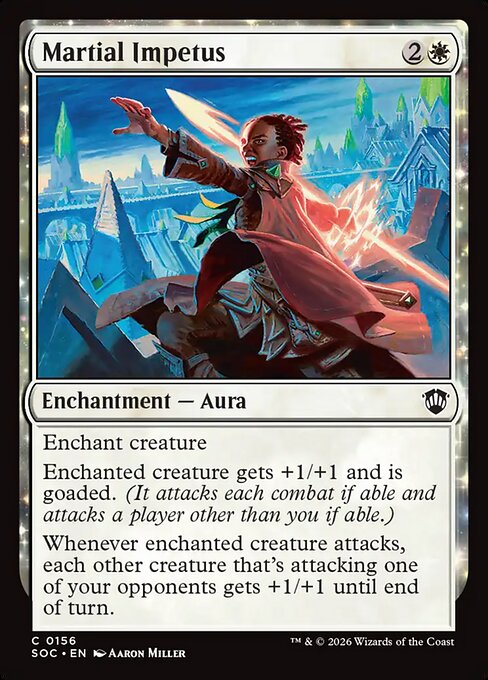 Martial Impetus - Secrets of Strixhaven Commander MTG spoiler