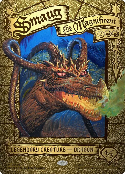 Smaug the Magnificent - The Hobbit MTG spoiler