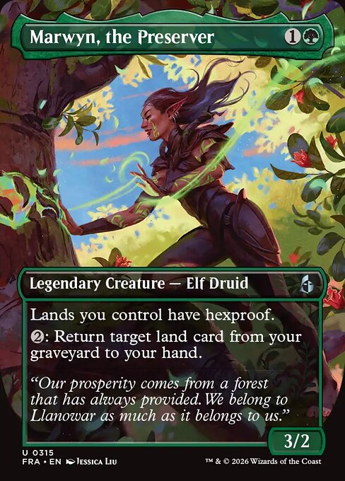 Marwyn, the Preserver - Reality Fracture MTG spoiler