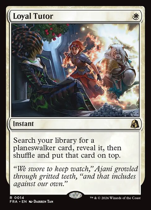Loyal Tutor - Reality Fracture MTG spoiler