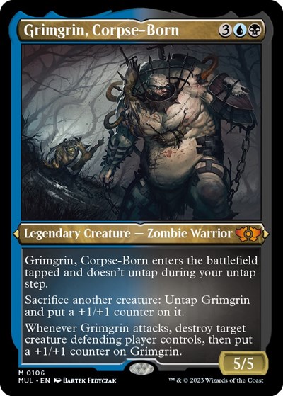 Grimgrin, Corpse-Born (Foil Etched)