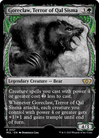 Goreclaw, Terror of Qal Sisma (Halo Foil)