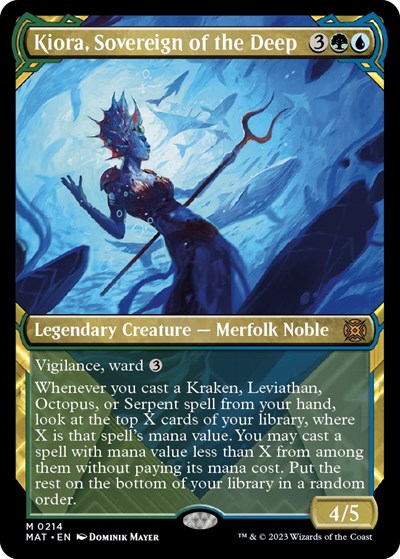 Kiora, Sovereign of the Deep (Halo Foil)