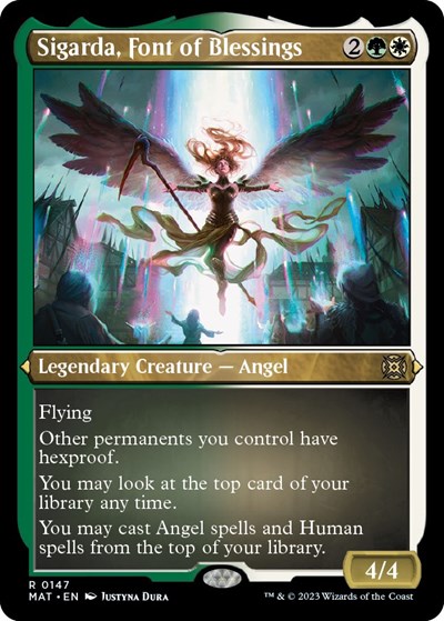 Sigarda, Font of Blessings (Foil Etched)