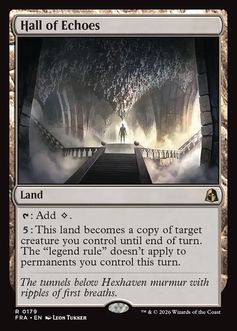 Hall of Echoes - Reality Fracture MTG spoiler